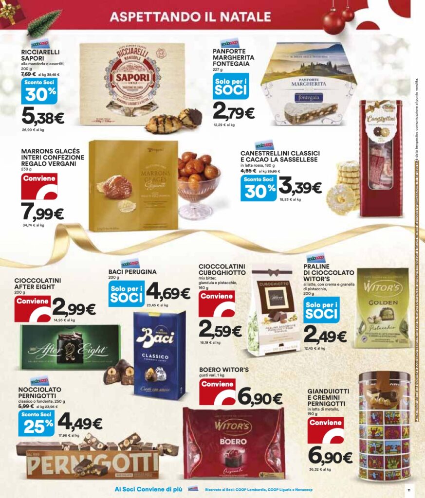 volantino Coop Lombardia sottocosto 1 dicembre 2023 pagina 11