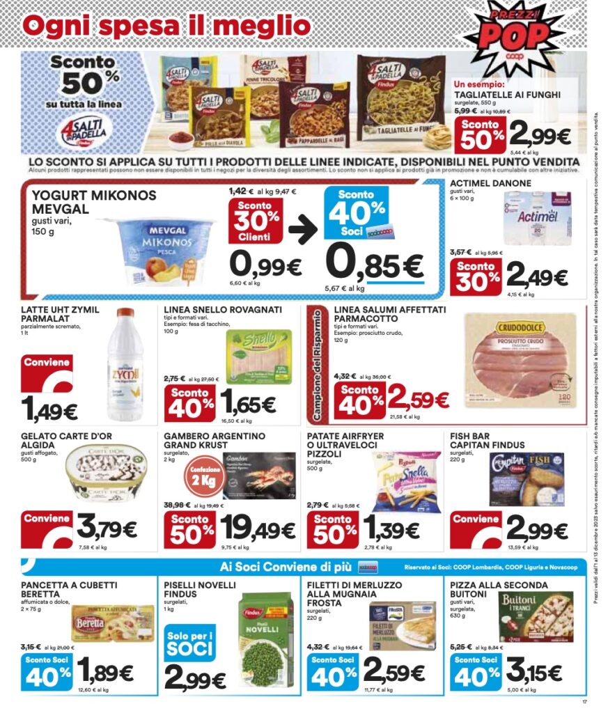 volantino Coop Lombardia sottocosto 1 dicembre 2023 pagina 17