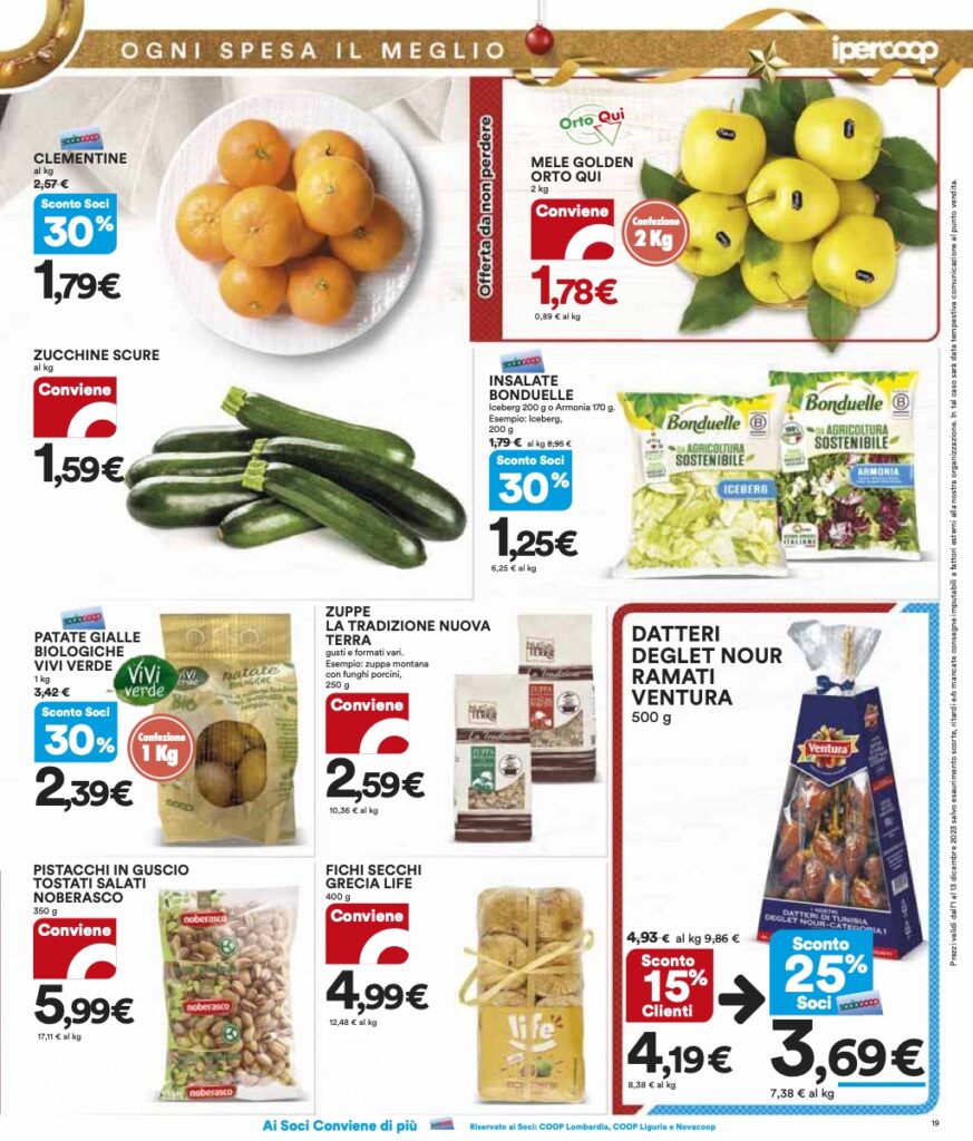 volantino Coop Lombardia sottocosto 1 dicembre 2023 pagina 19