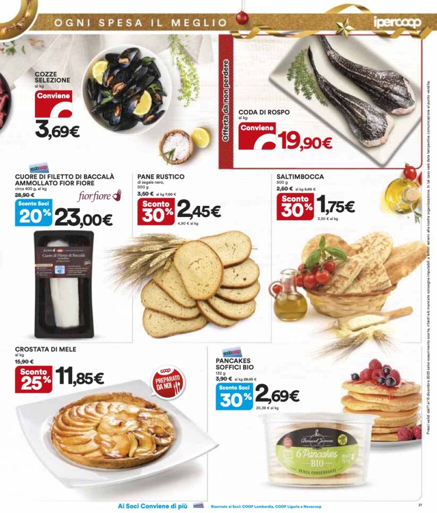 volantino Coop Lombardia sottocosto 1 dicembre 2023 pagina 21