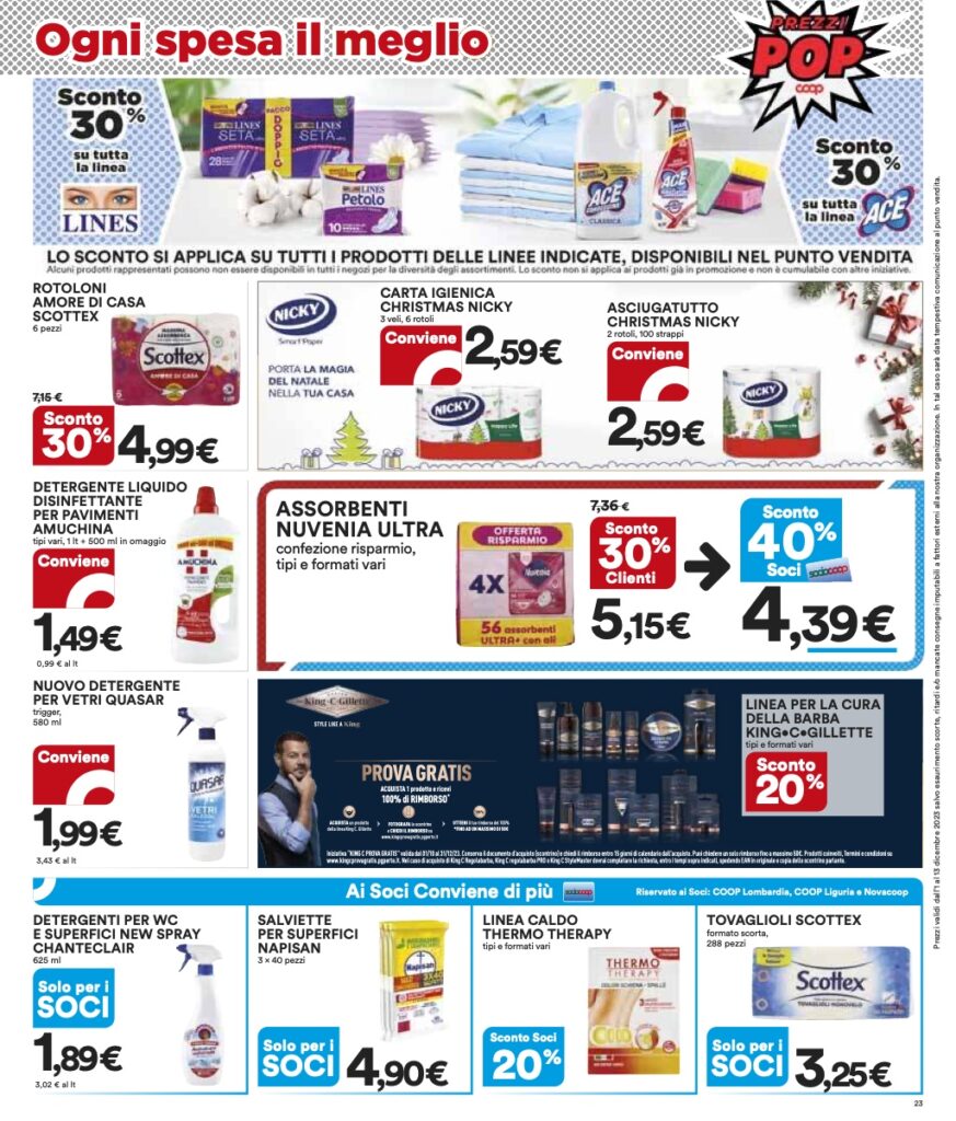 volantino Coop Lombardia sottocosto 1 dicembre 2023 pagina 23
