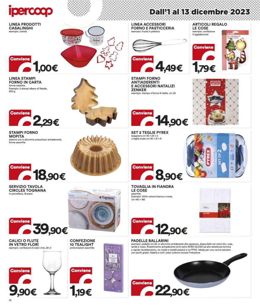 volantino Coop Lombardia sottocosto 1 dicembre 2023 pagina 26