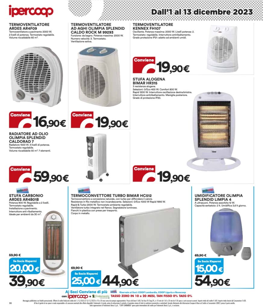 volantino Coop Lombardia sottocosto 1 dicembre 2023 pagina 30
