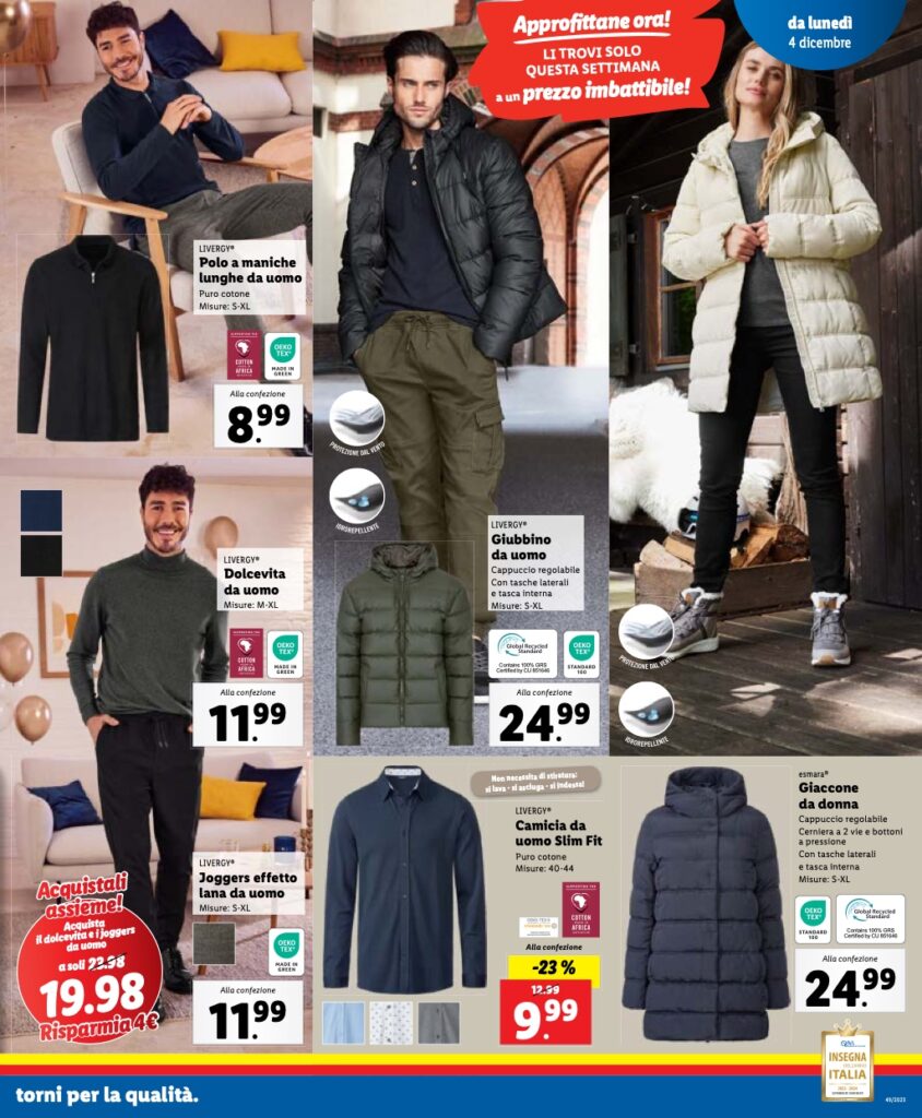 volantino Lidl 4 dicembre 2023 pagina 17
