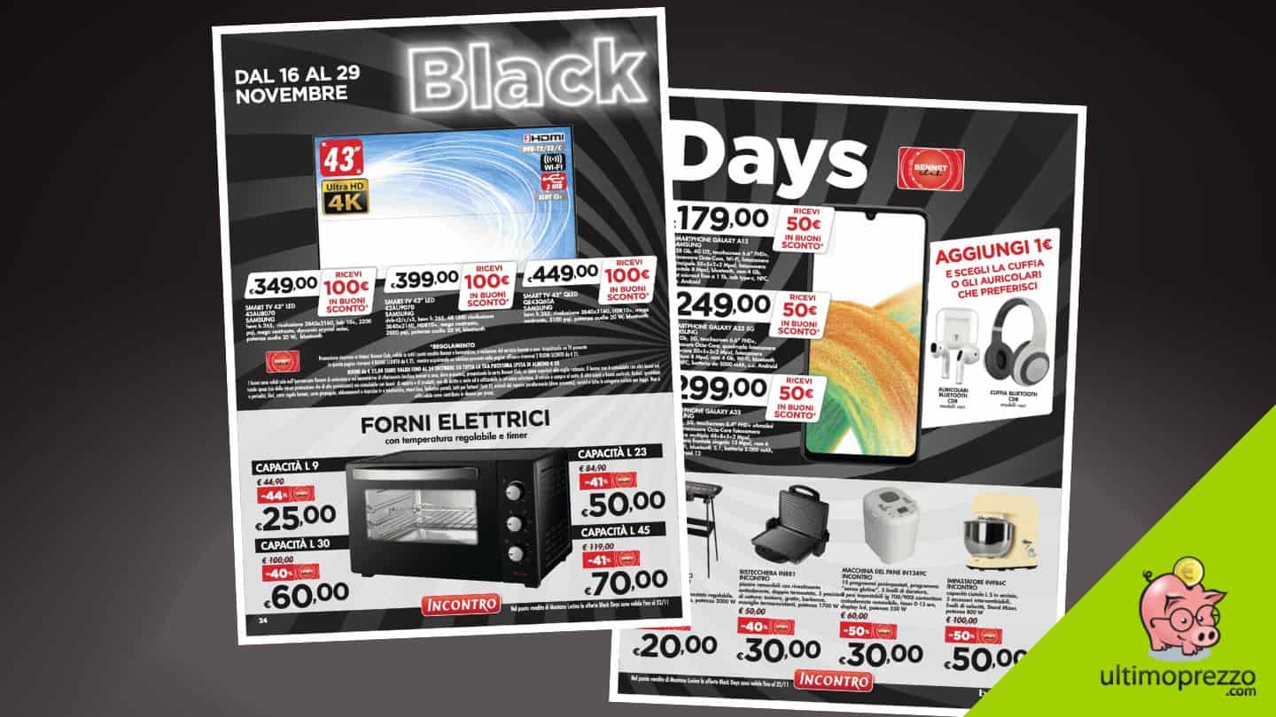 Black Friday Bennet 2023: le offerte, le date e come funziona