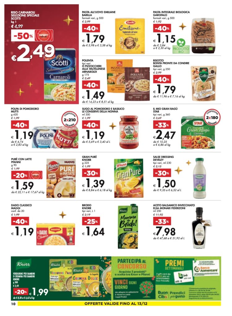 volantino sottocosto Bennet 30 novembre 2023 pagina 10