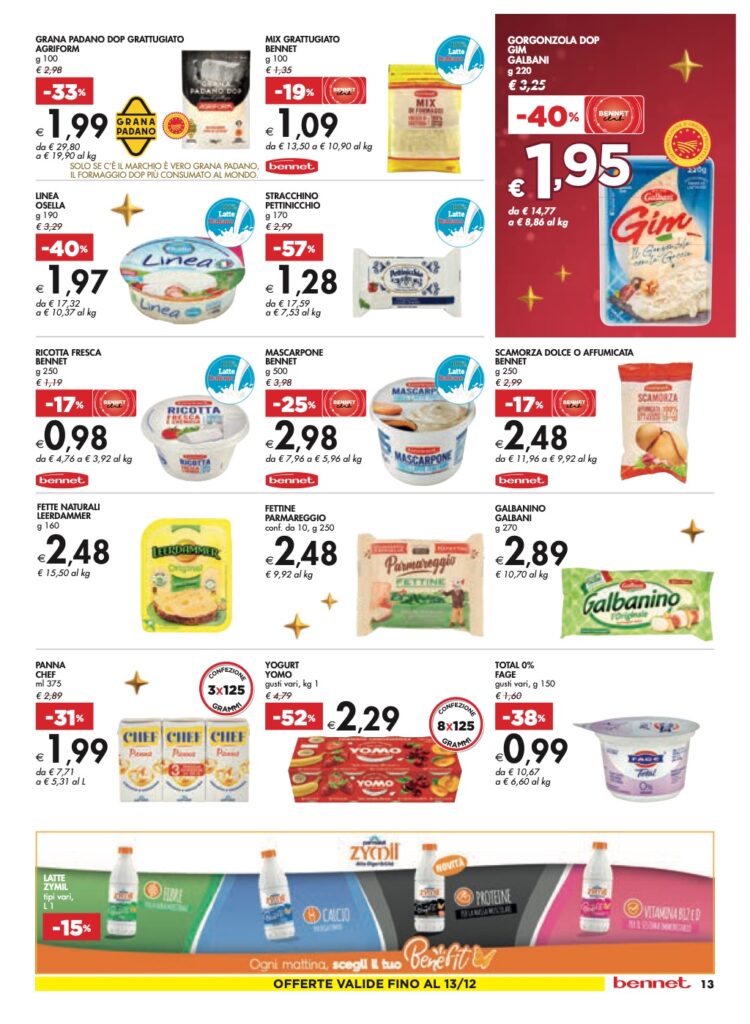 volantino sottocosto Bennet 30 novembre 2023 pagina 13
