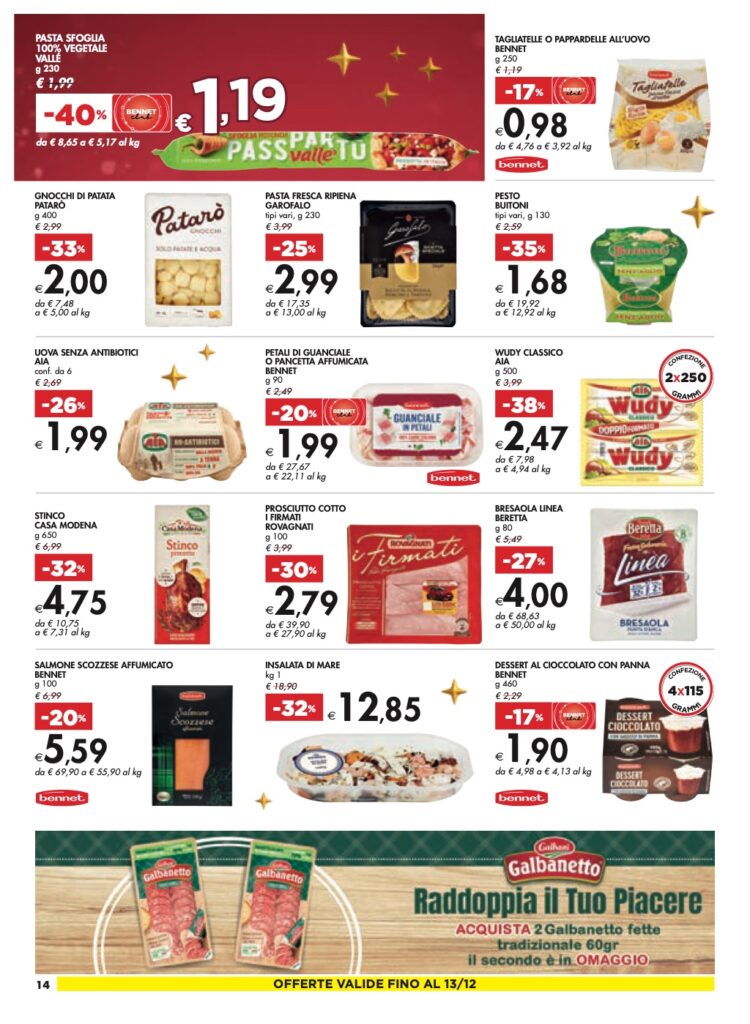 volantino sottocosto Bennet 30 novembre 2023 pagina 14