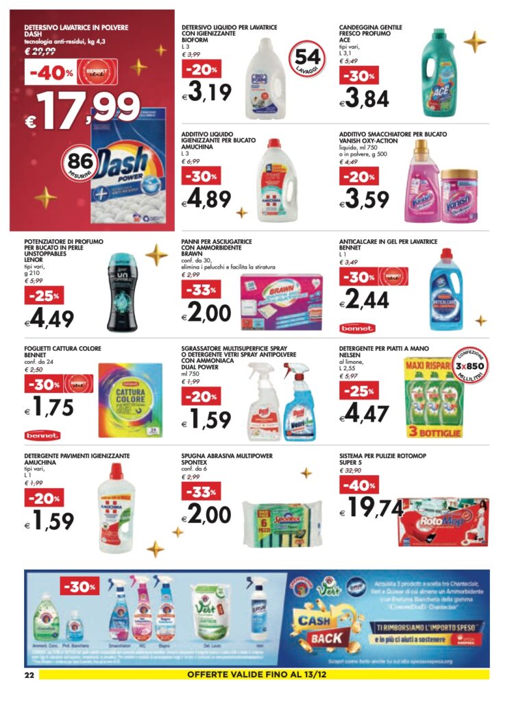 volantino sottocosto Bennet 30 novembre 2023 pagina 22