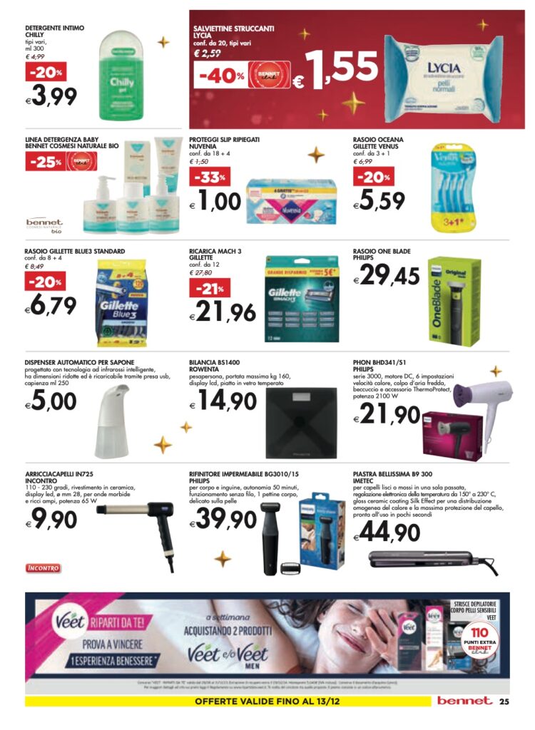 volantino sottocosto Bennet 30 novembre 2023 pagina 25