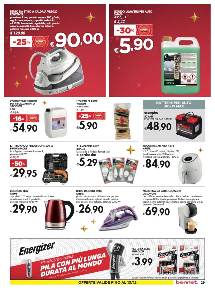 volantino sottocosto Bennet 30 novembre 2023 pagina 29