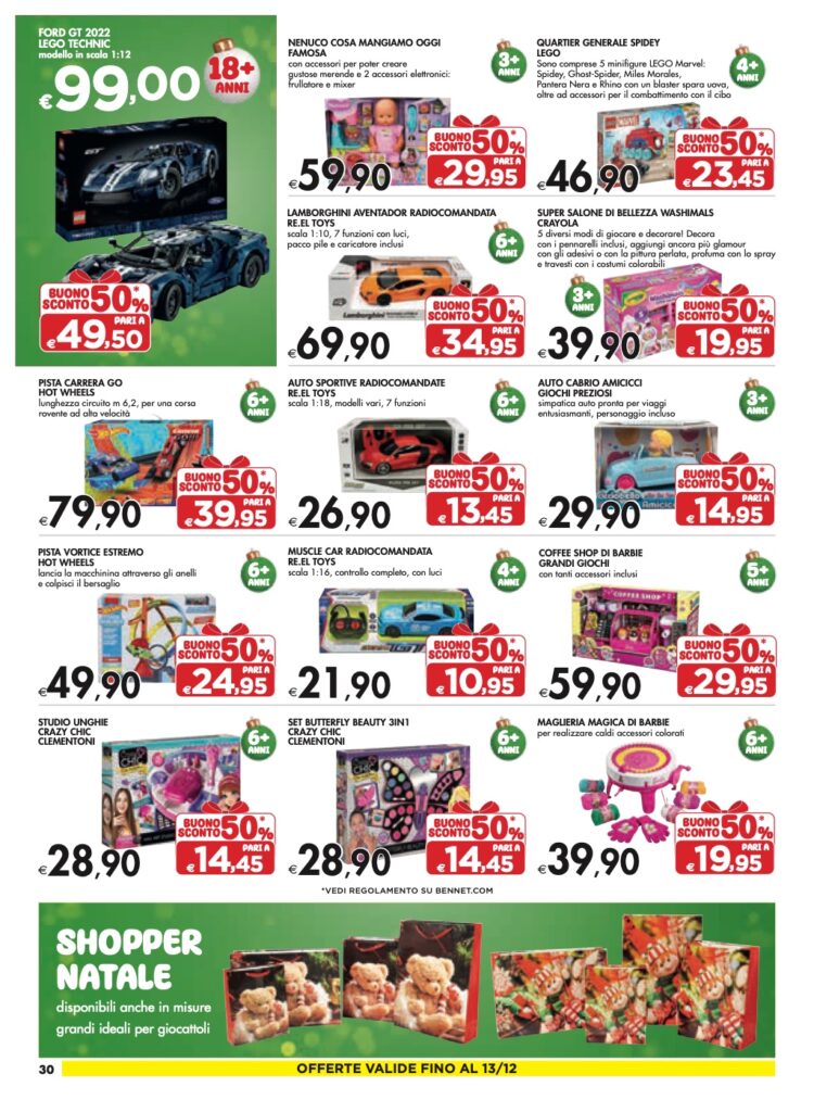 volantino sottocosto Bennet 30 novembre 2023 pagina 30