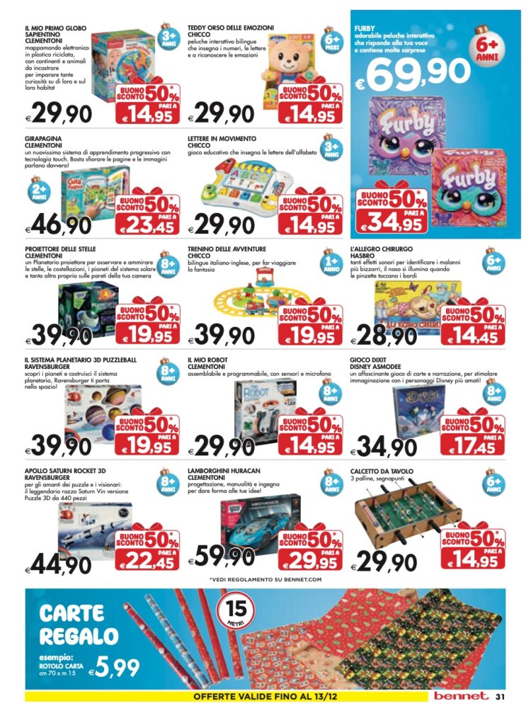 volantino sottocosto Bennet 30 novembre 2023 pagina 31
