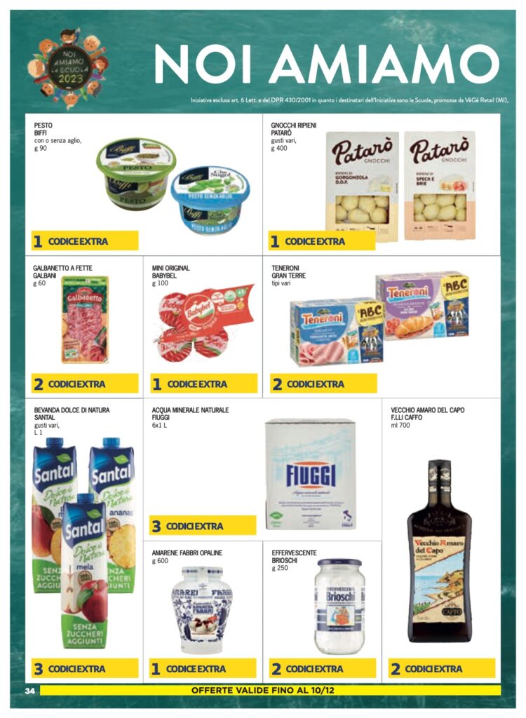 volantino sottocosto Bennet 30 novembre 2023 pagina 34