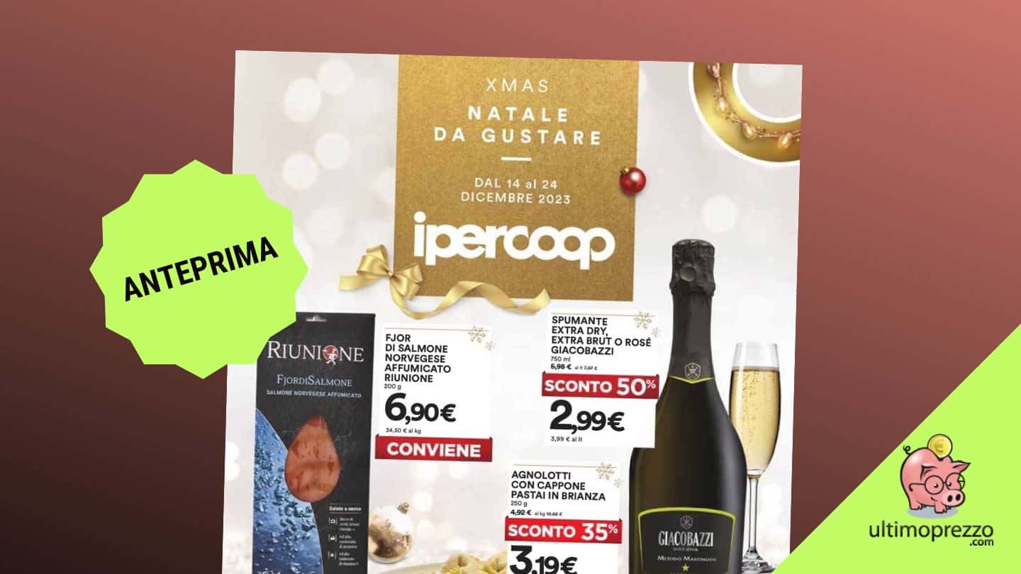 Anteprima volantino Coop Lombardia, dal 14 dicembre 2023 buoni spesa con panettoni e pandori