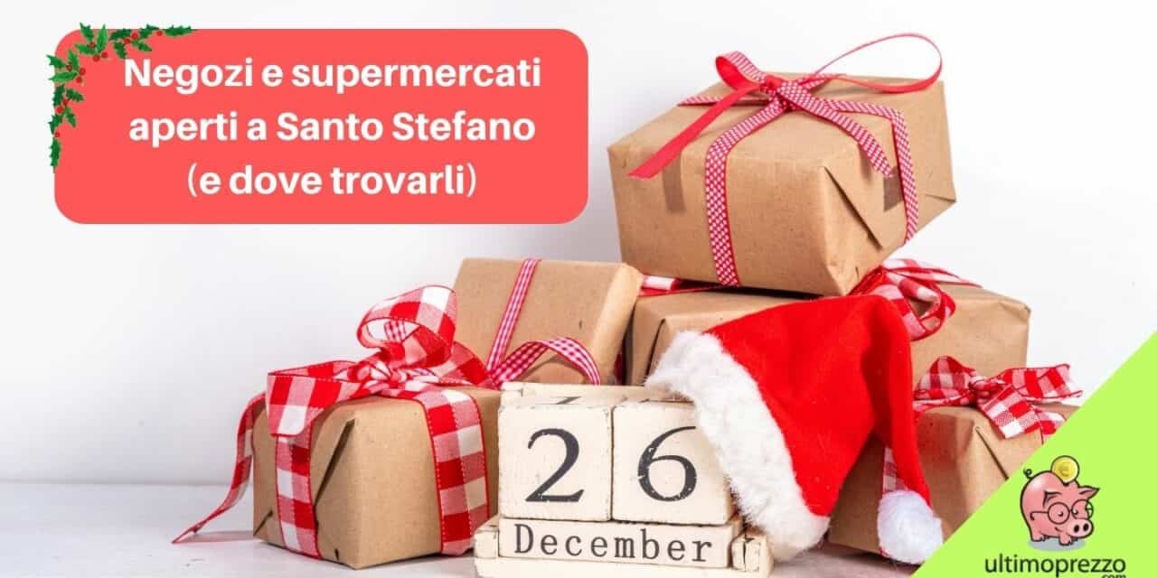 negozi aperti a santo stefano 2023