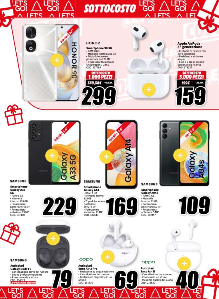 sottocosto MediaWorld 8 dicembre 2023 pagina 03