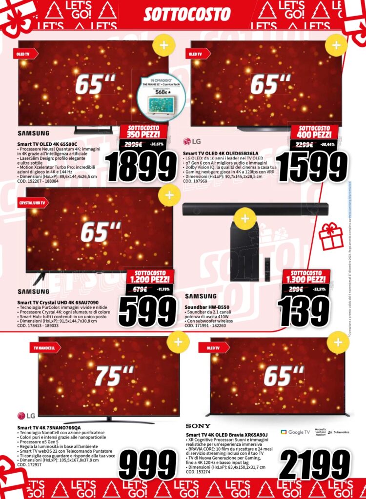 sottocosto MediaWorld 8 dicembre 2023 pagina 14