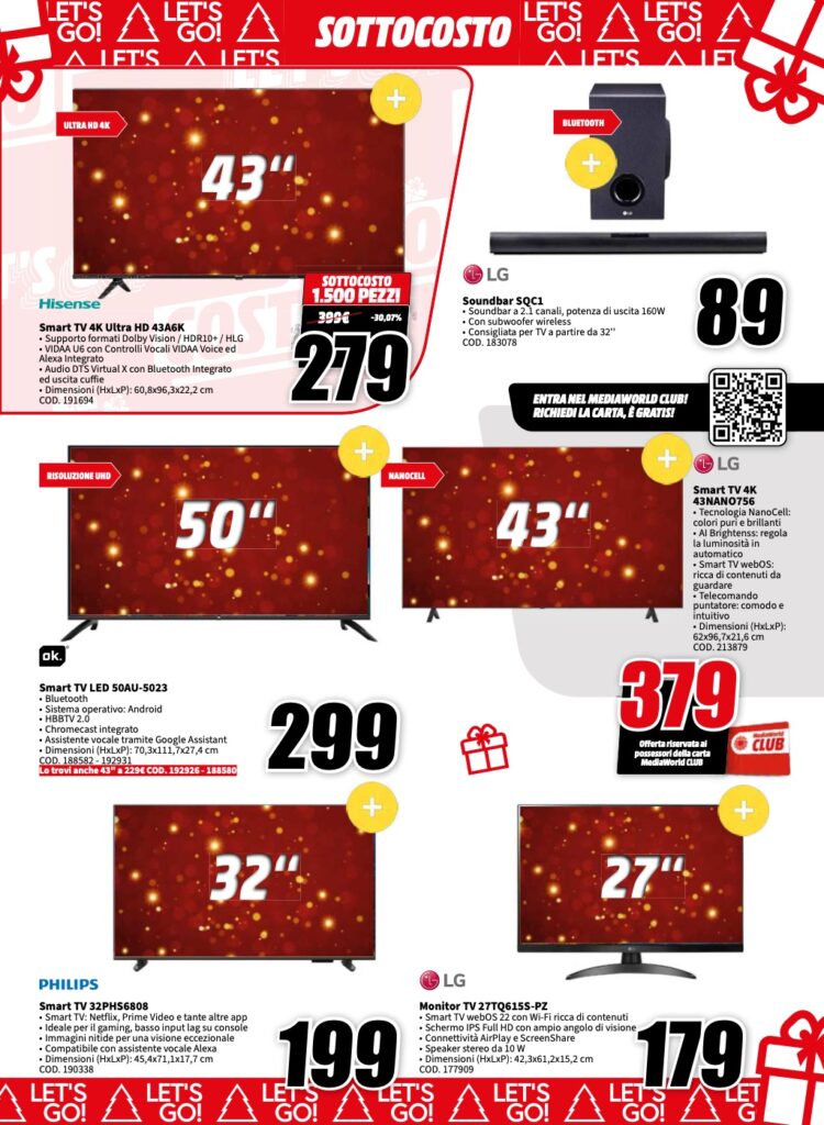 sottocosto MediaWorld 8 dicembre 2023 pagina 17