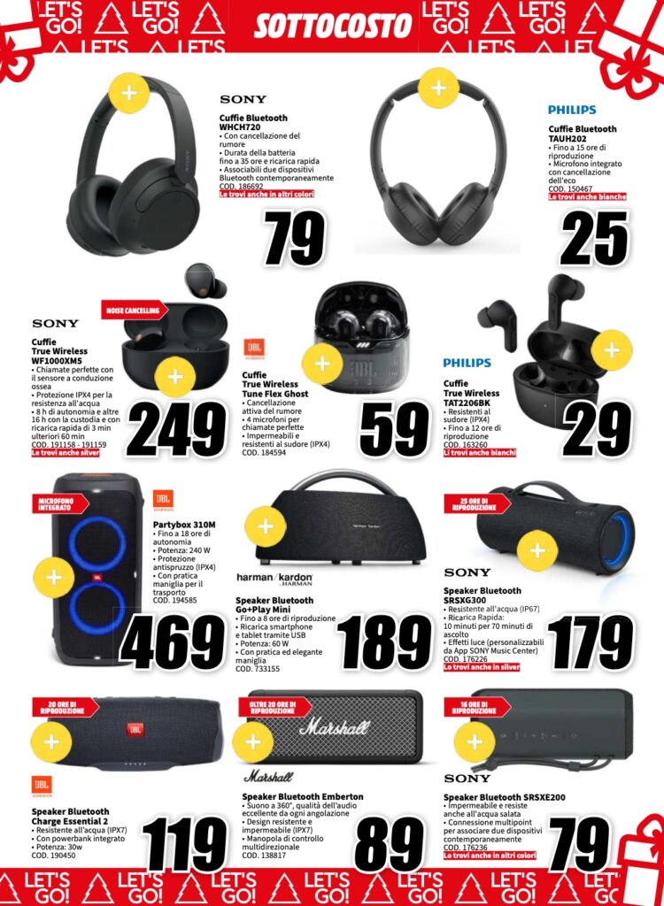 sottocosto MediaWorld 8 dicembre 2023 pagina 19