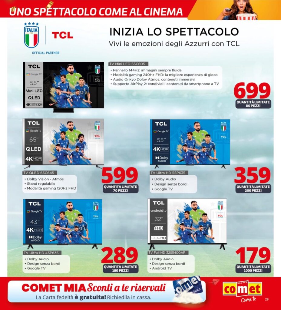 volantino Comet sottocosto 8 dicembre 2023 pagina 29