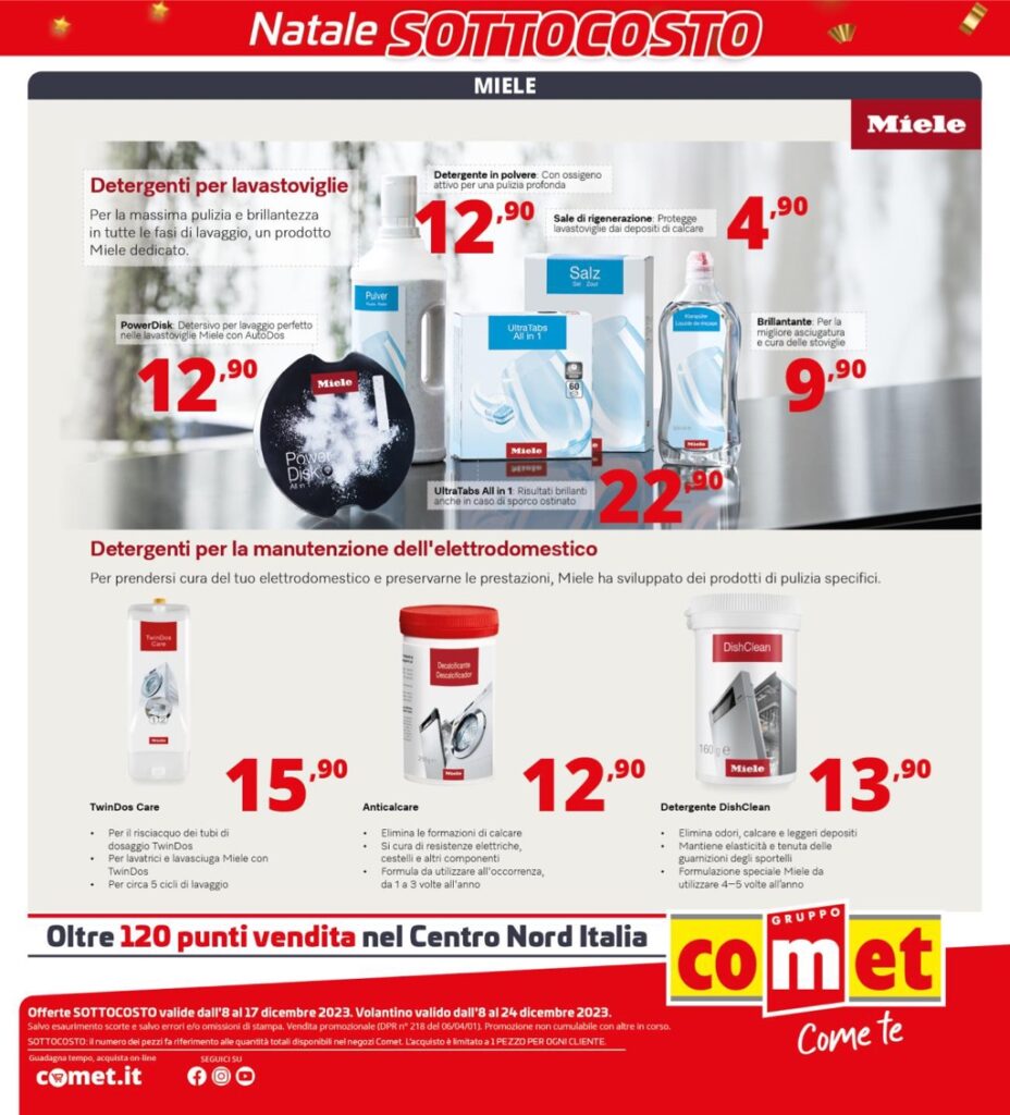 volantino Comet sottocosto 8 dicembre 2023 pagina 54