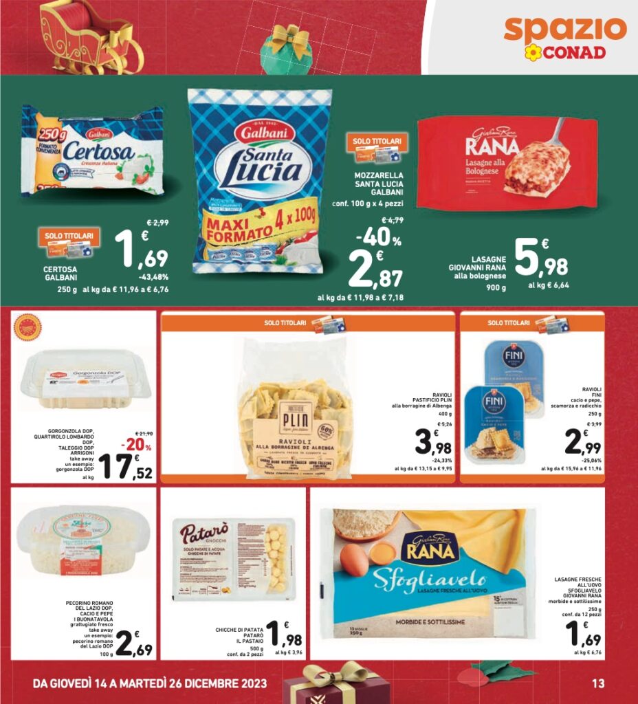 volantino Conad 14 dicembre 2023 pagina 13