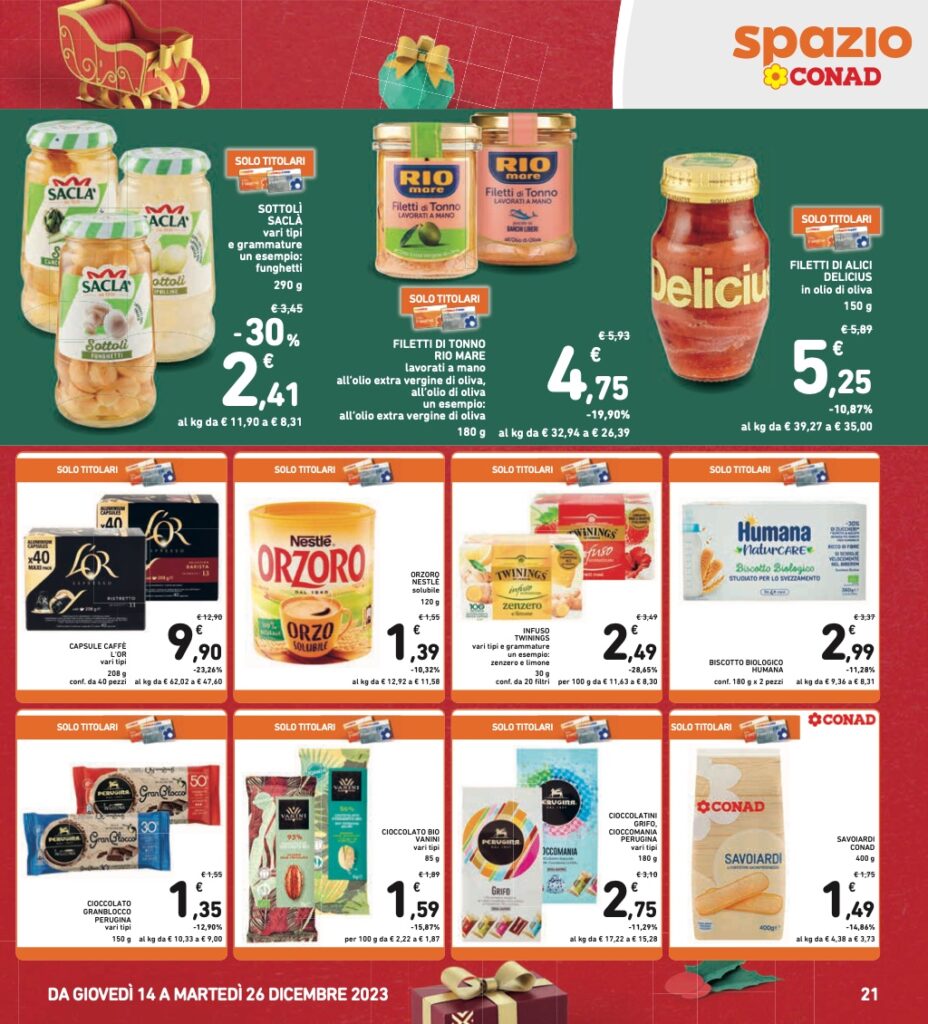 volantino Conad 14 dicembre 2023 pagina 21