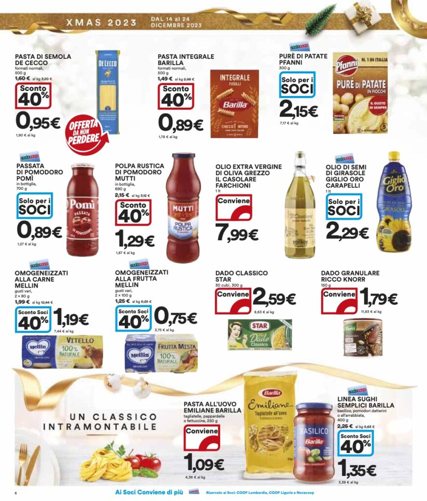 volantino Coop Lombardia 14 dicembre 2023 pagina 06