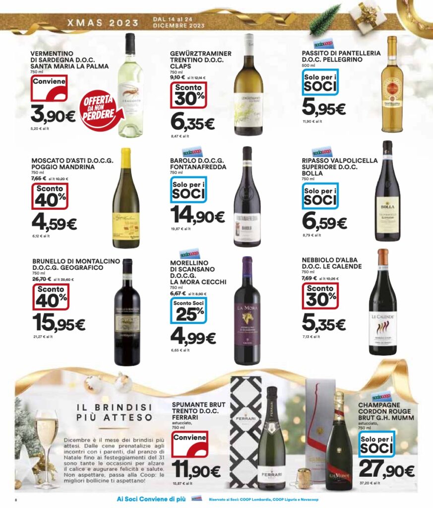 volantino Coop Lombardia 14 dicembre 2023 pagina 08