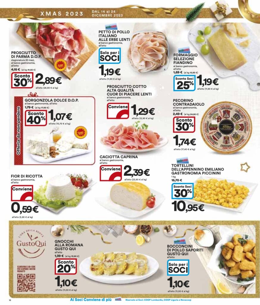 volantino Coop Lombardia 14 dicembre 2023 pagina 16