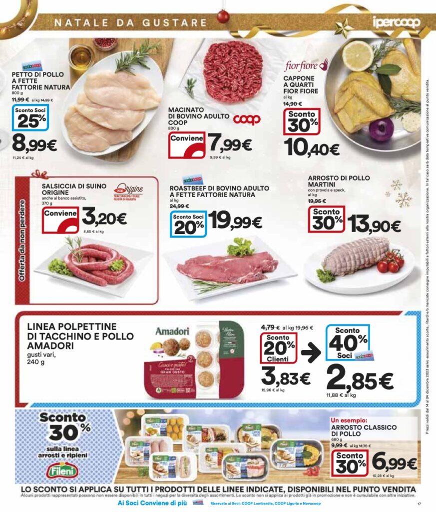 volantino Coop Lombardia 14 dicembre 2023 pagina 17