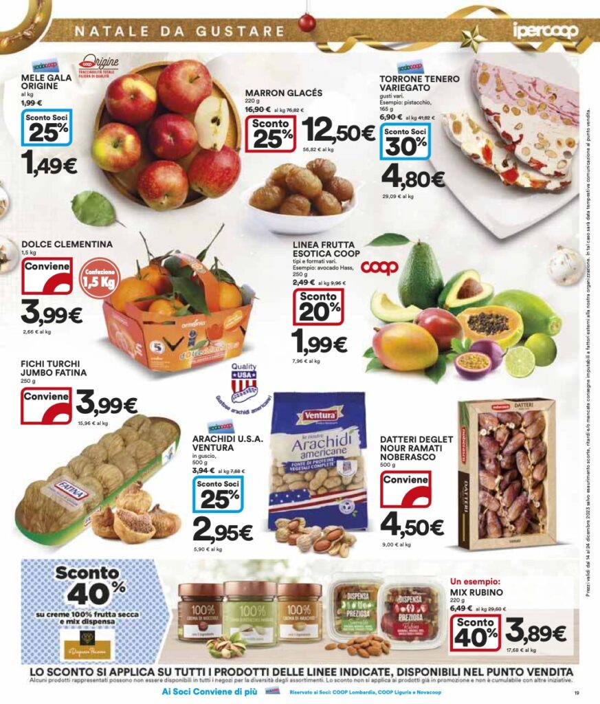 volantino Coop Lombardia 14 dicembre 2023 pagina 19