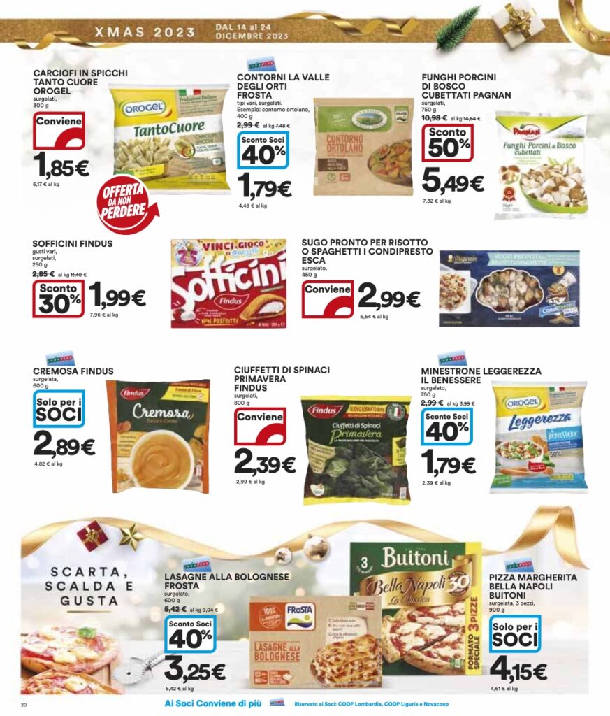 volantino Coop Lombardia 14 dicembre 2023 pagina 20