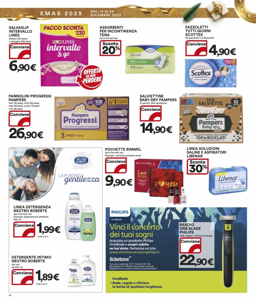 volantino Coop Lombardia 14 dicembre 2023 pagina 24