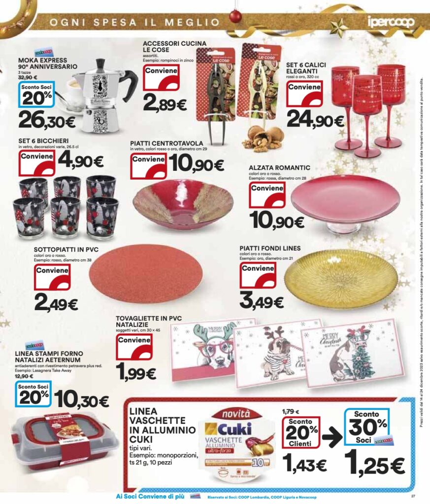 volantino Coop Lombardia 14 dicembre 2023 pagina 27