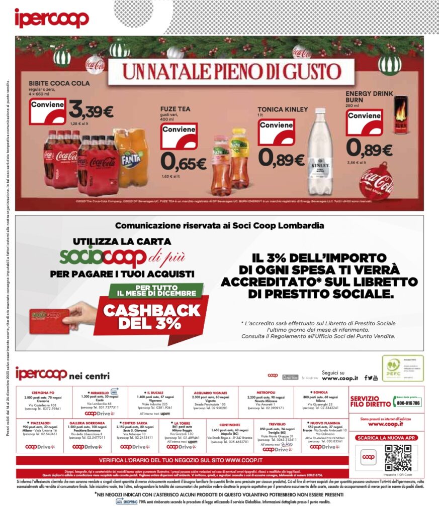 volantino Coop Lombardia 14 dicembre 2023 pagina 32