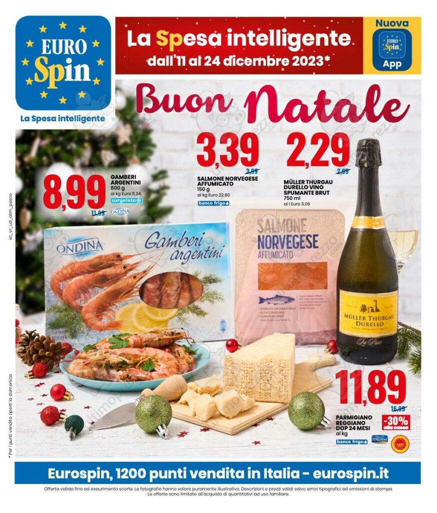volantino Eurospin 11 dicembre 2023 pagina 01