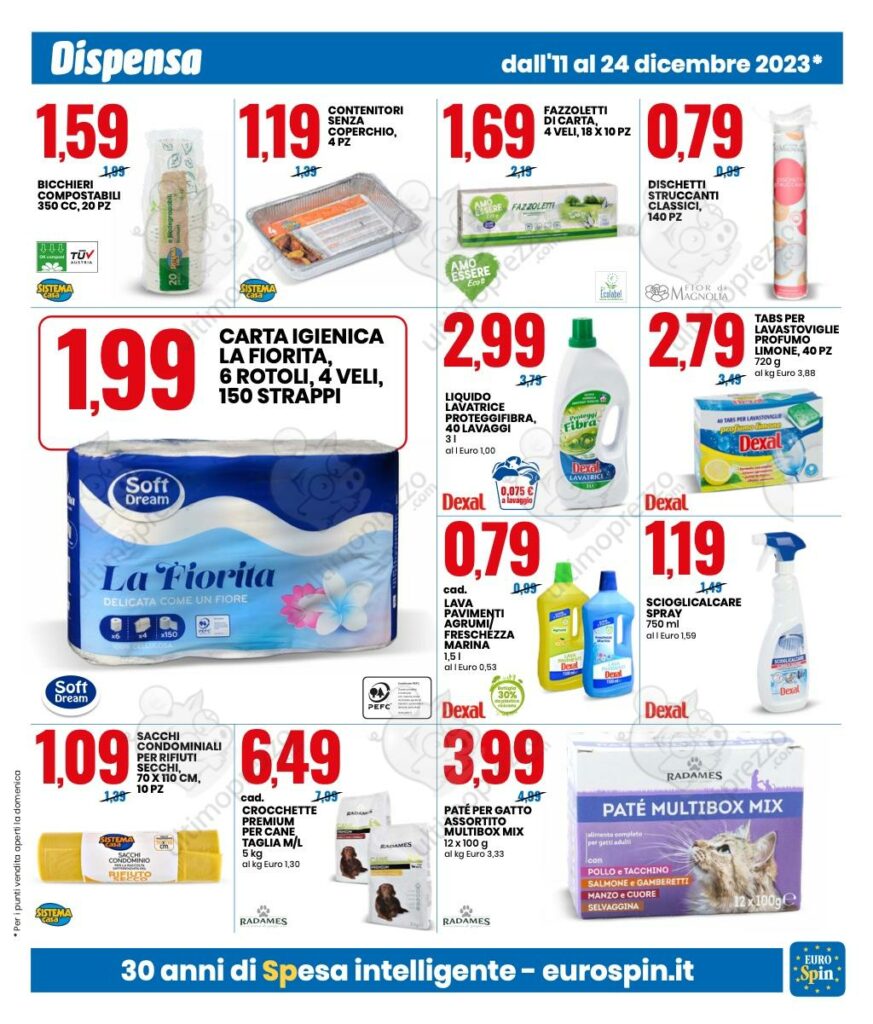 volantino Eurospin 11 dicembre 2023 pagina 09