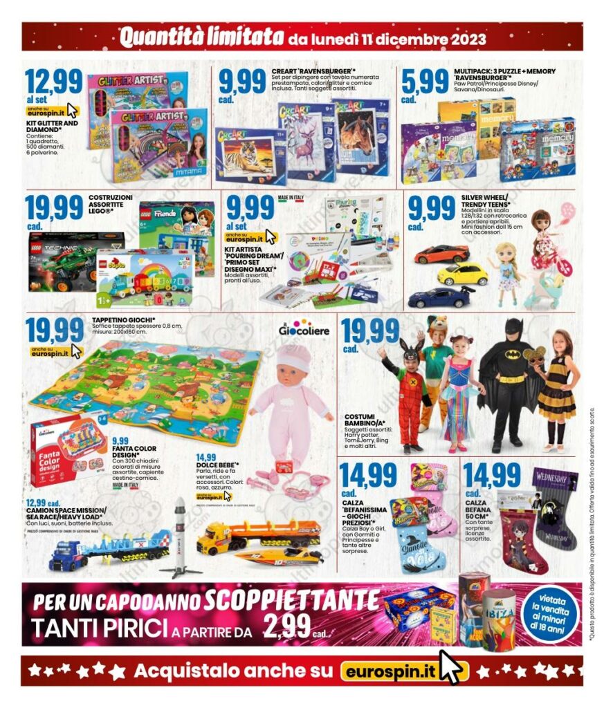 volantino Eurospin 11 dicembre 2023 pagina 20