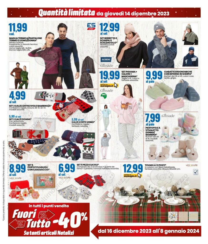 volantino Eurospin 11 dicembre 2023 pagina 21