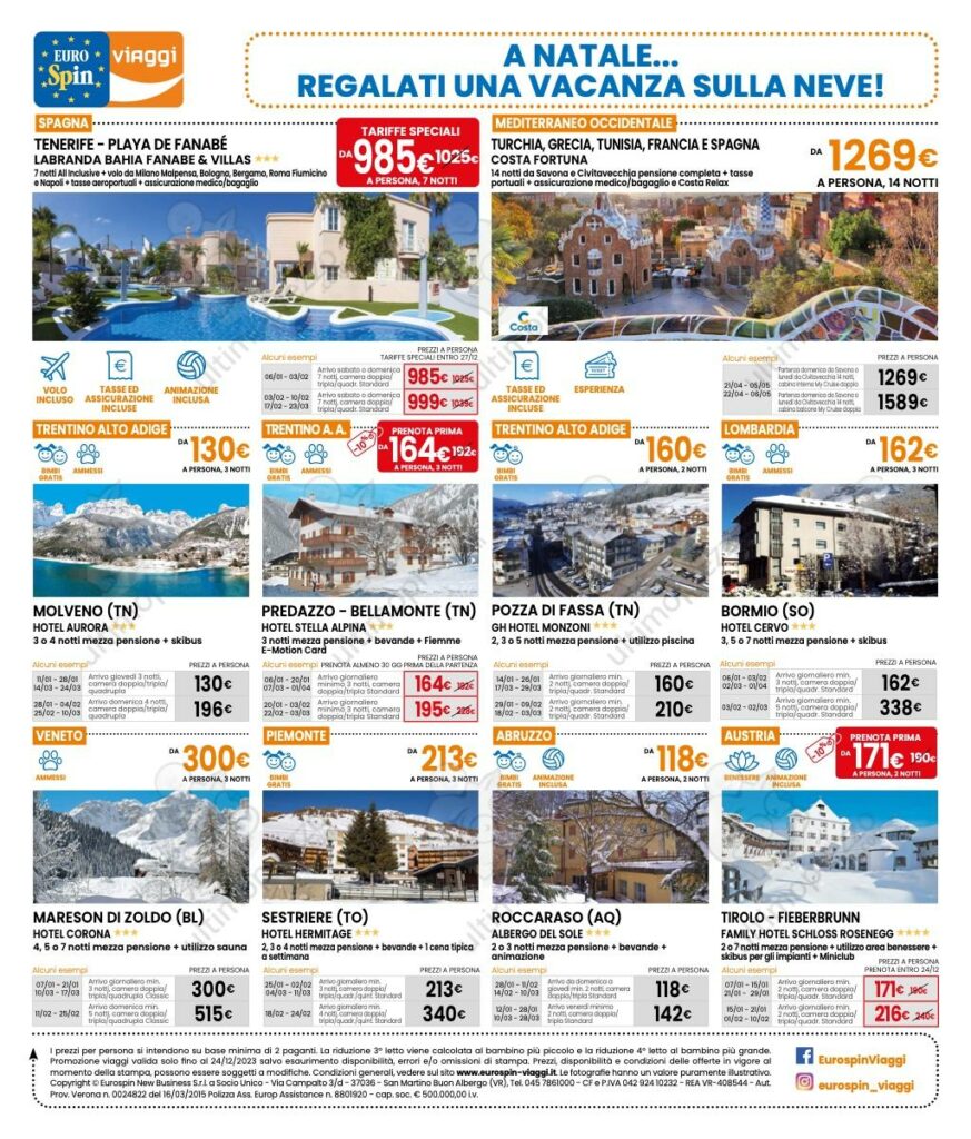volantino Eurospin 11 dicembre 2023 pagina 22