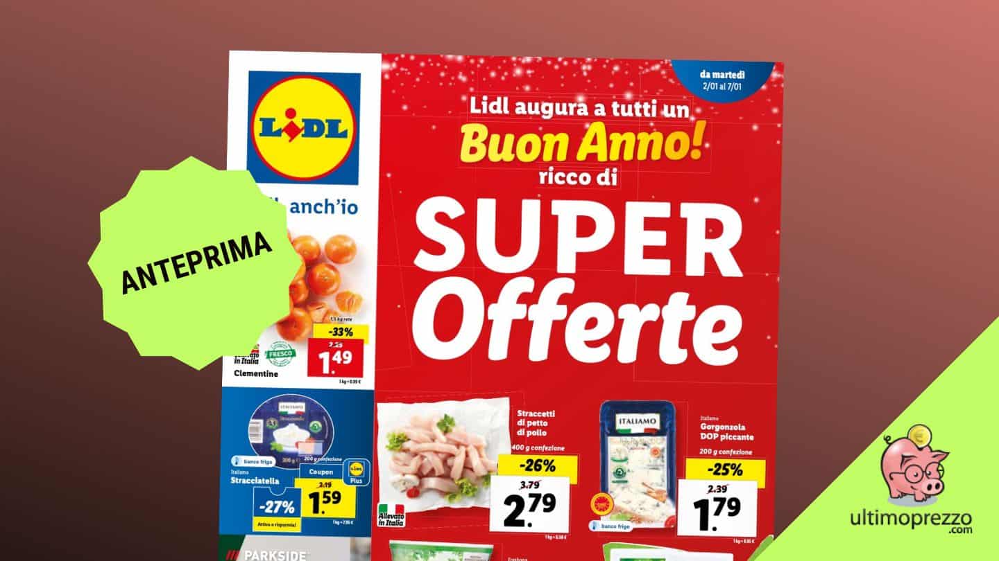volantino Lidl 2 gennaio 2024