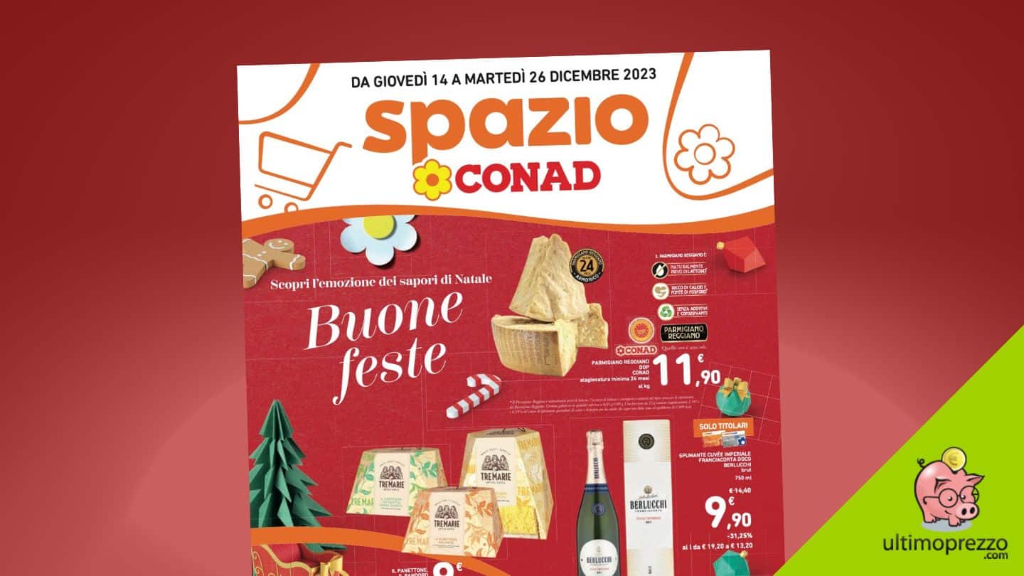 Volantino Conad in anteprima, dal 14 dicembre 2023 sono Buone feste!