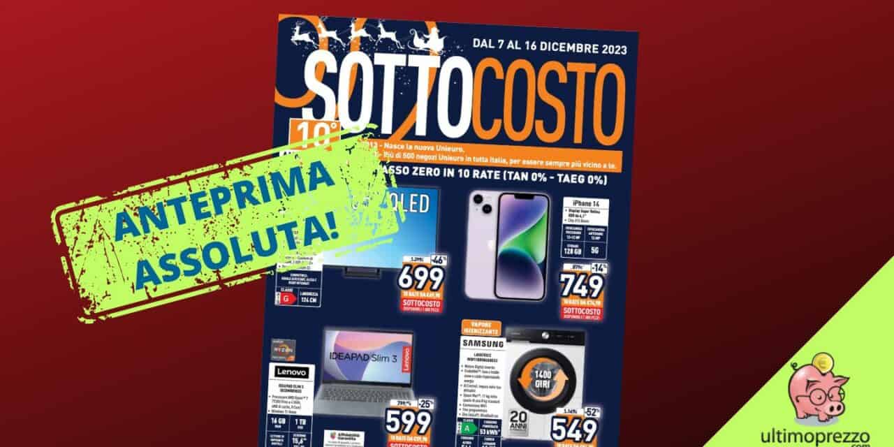 volantino unieuro 7 dicembre 2023 sottocosto