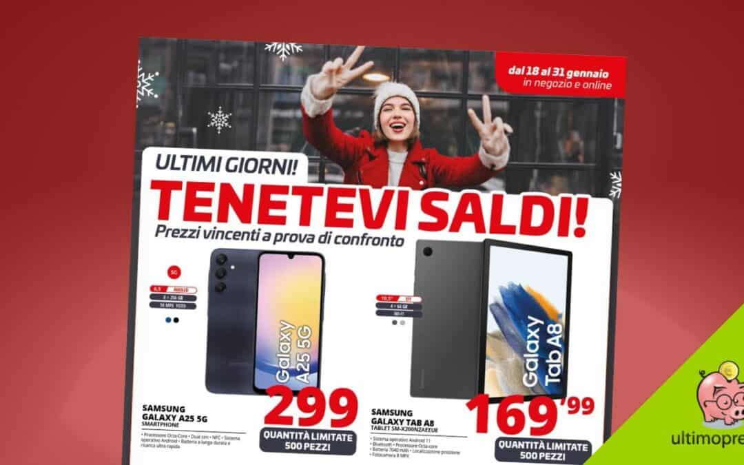 Nuovo volantino Comet, dal 18 gennaio 2024 ancora Saldi