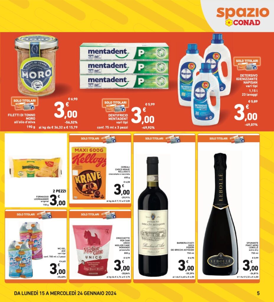volantino Conad 15 gennaio 2024 pagina 05