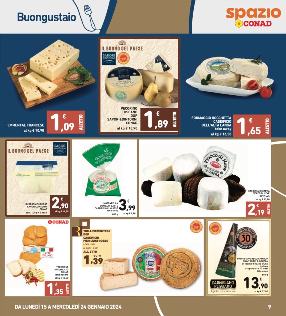 volantino Conad 15 gennaio 2024 pagina 09