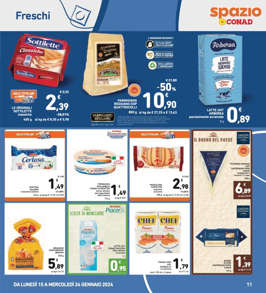 volantino Conad 15 gennaio 2024 pagina 11