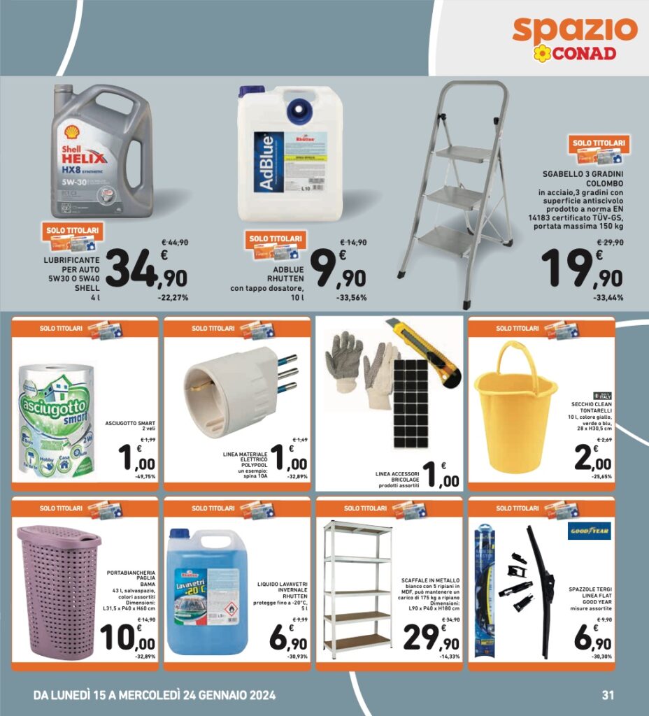 volantino Conad 15 gennaio 2024 pagina 31